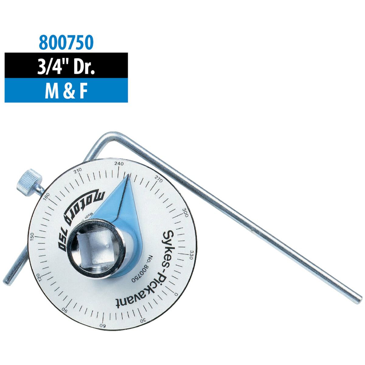 SYKES ANGULAR TORQUE GAUGE 3/4" SQ DR, , scaau_hi-res