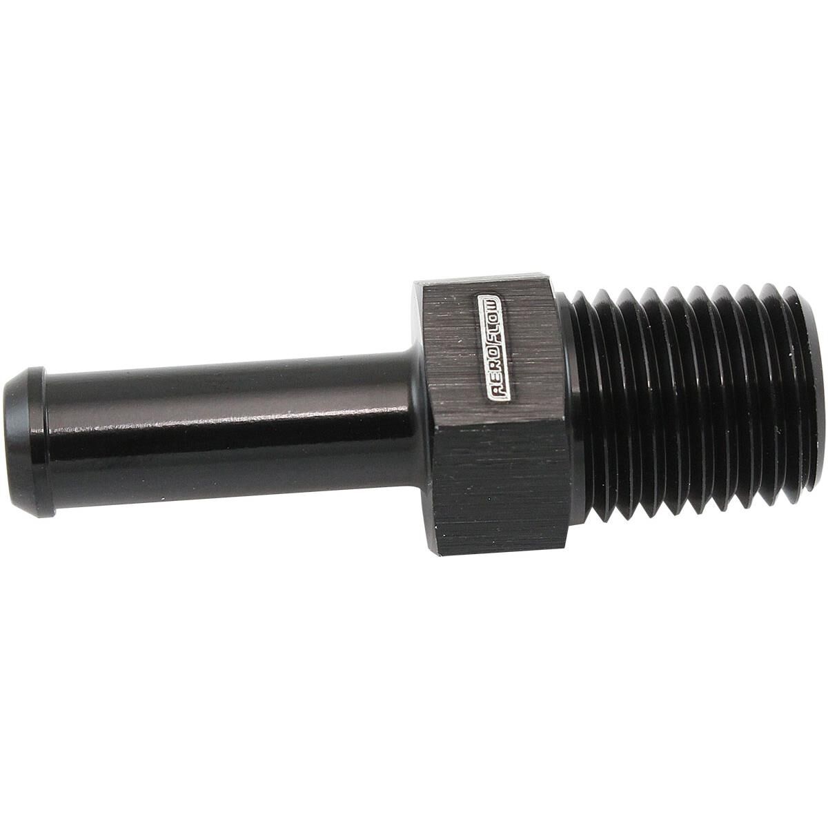 MALE 1/4" NPT TO 5/16" BARB BLACK STRAIGHT MALE TO MALE, , scaau_hi-res