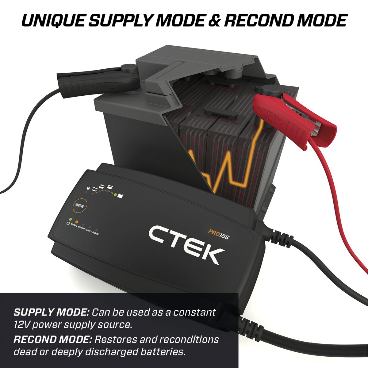 BATTERY CHARGER 12V 15A PRO15S CTEK, , scaau_hi-res