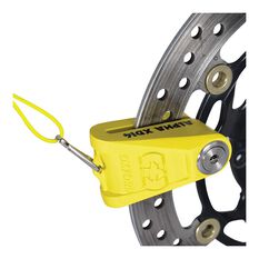 OXFORD ALPHA XD14 STAINLESS DISC LOCK(14MM PIN) YELLOW, , scaau_hi-res