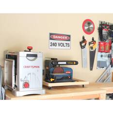 240 VOLTS SIGN 25CM, , scaau_hi-res