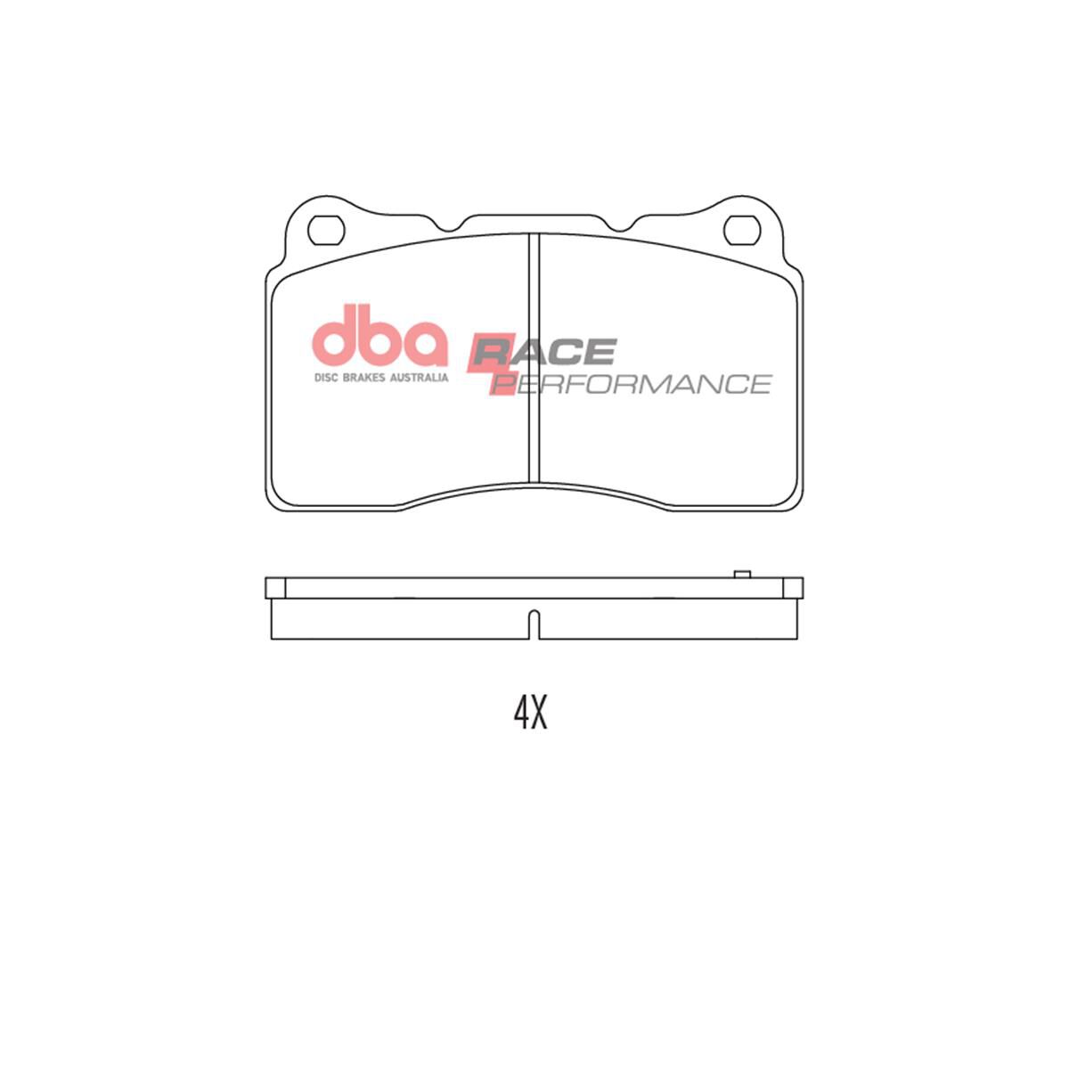 DBA RACE BRAKE PADS [ VE SS REDLINE EDITION / MITSUBISHI LANCER EVO S8/ SUBARU & VOLVO 1998-2014 F BREMBO CALIPER ], , scaau_hi-res