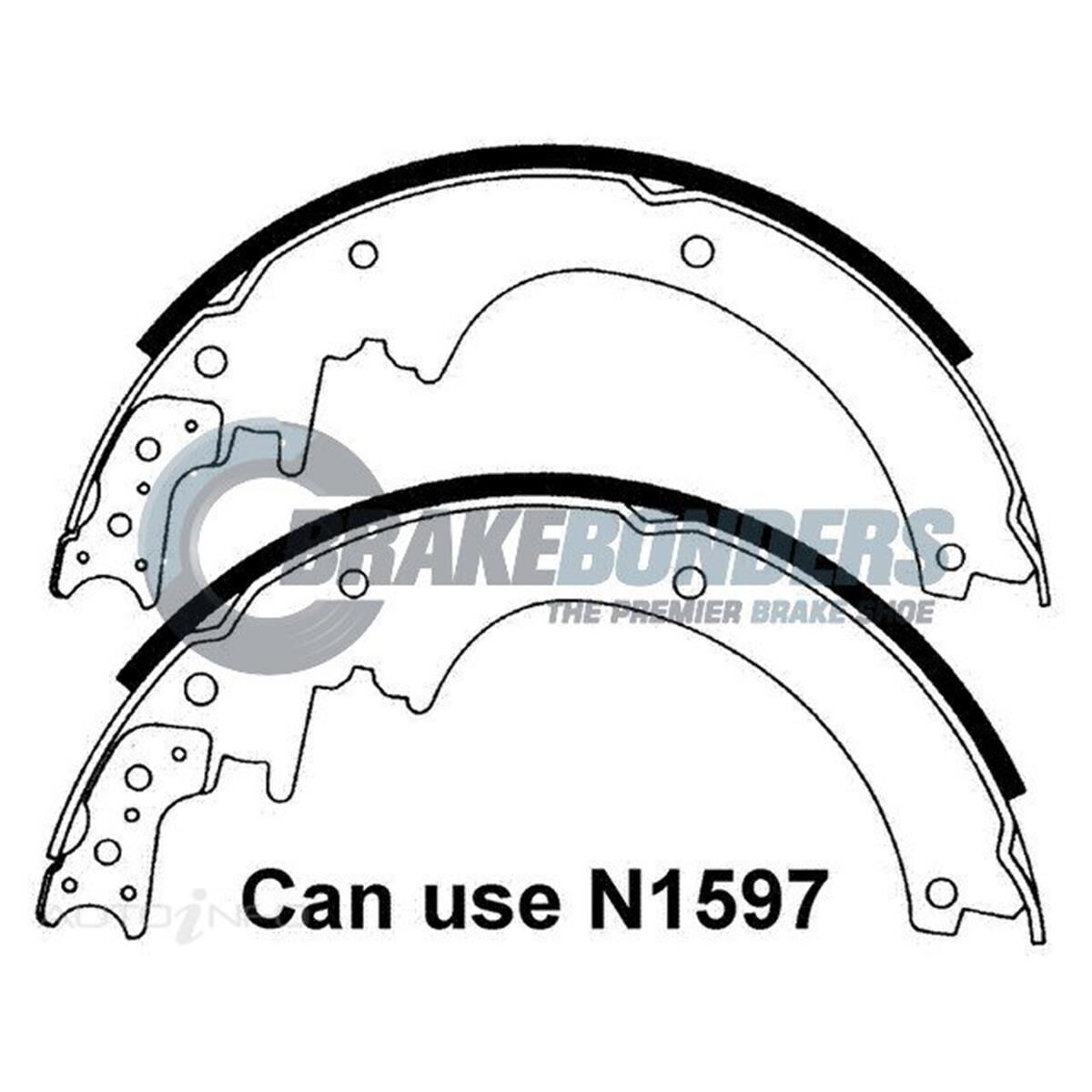 Brake Shoes - Nissan 270mm, , scaau_hi-res