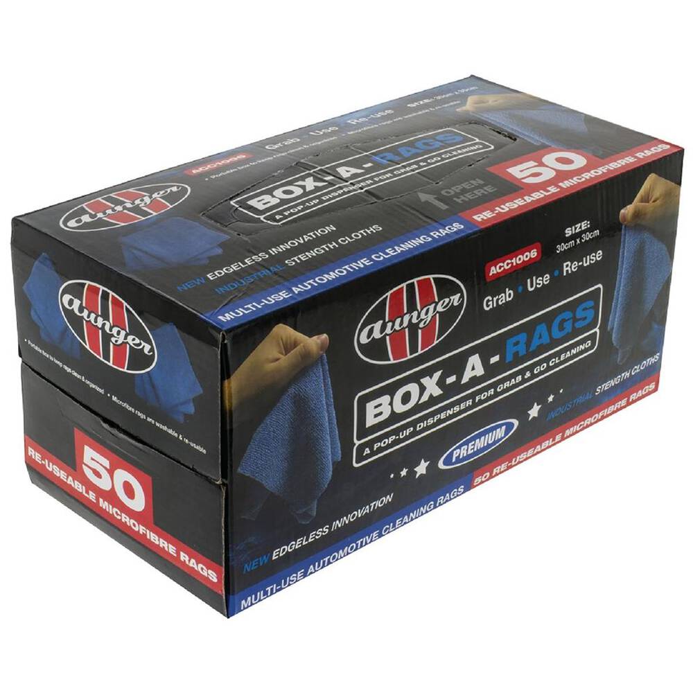 Aunger Box A Rags Microfiber Cloths 50pc Reuseable Rags Mulitpur ...