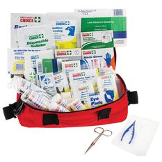 WORKPLACE FIRST AID KIT WP1 SOFT RED DURABLE CASE, , scaau_hi-res
