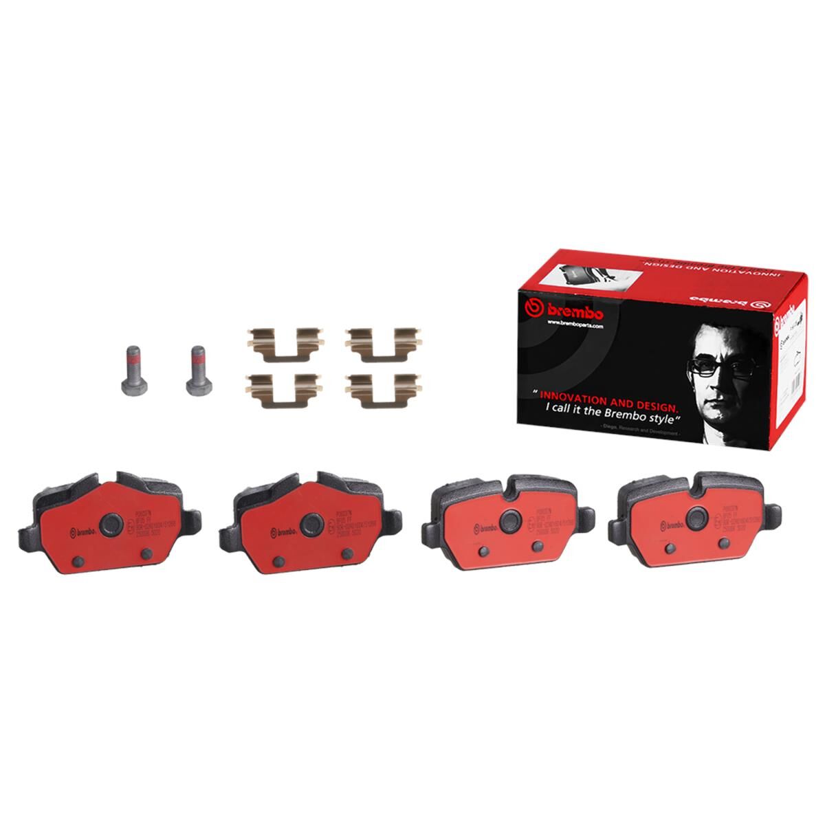 BREMBO DISC PAD SET NAO CERAMIC, , scaau_hi-res