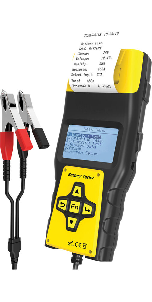 Endeavour 12V / 24V Battery Tester With Printer ET8626 Supercheap Auto