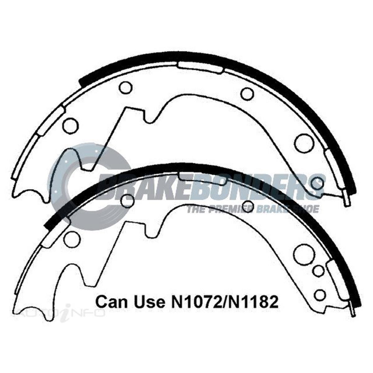 Brake Shoes - Toyota 228.6mm, , scaau_hi-res