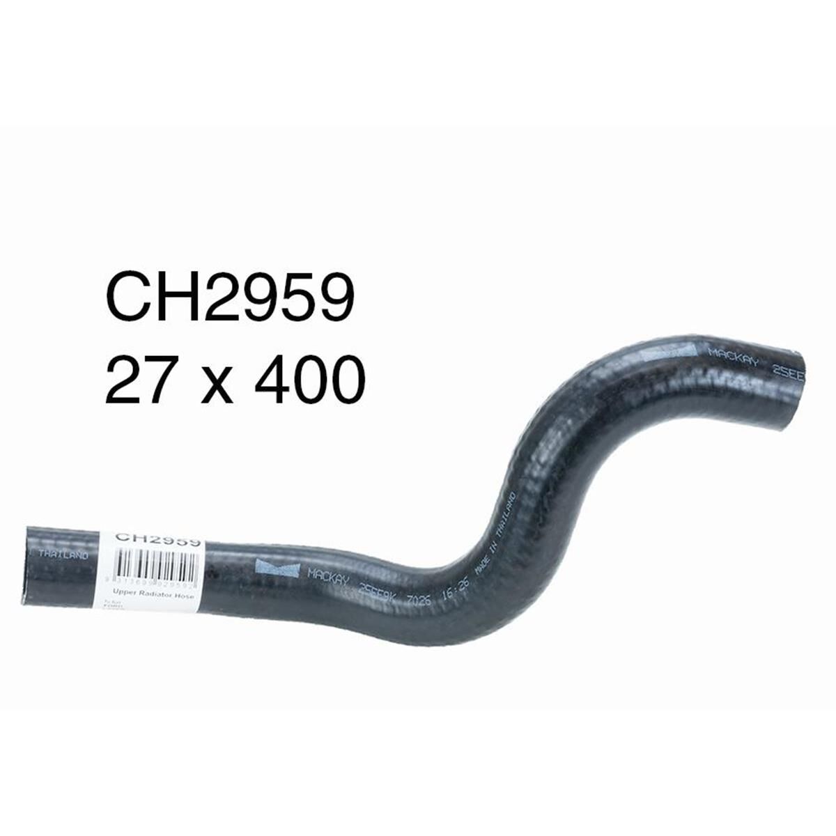 RADIATOR UPPER HOSE - MAZDA BJ 323 1.6L I4 PETROL - AUTOMATIC & MANUAL, , scaau_hi-res