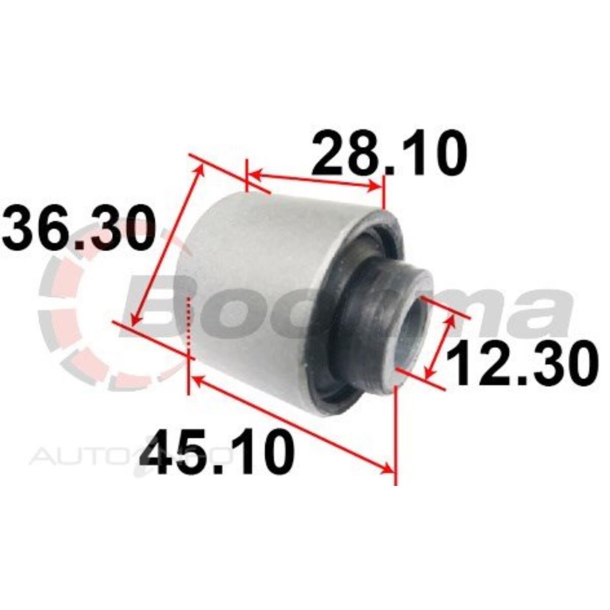 Boonma Control Arm Bush Rear BB 7317 Supercheap Auto