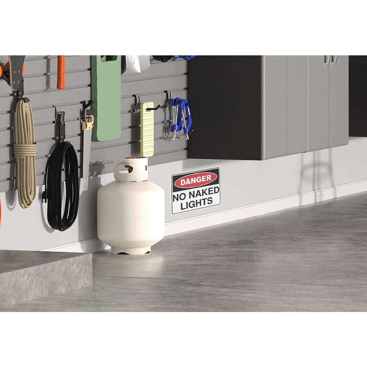 NO NAKED LIGHTS SIGN 25CM, , scaau_hi-res