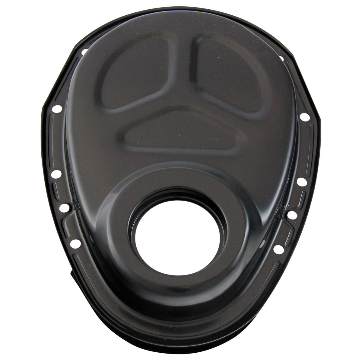 Timing Cover SB Chev Black (Roller Cam), , scaau_hi-res