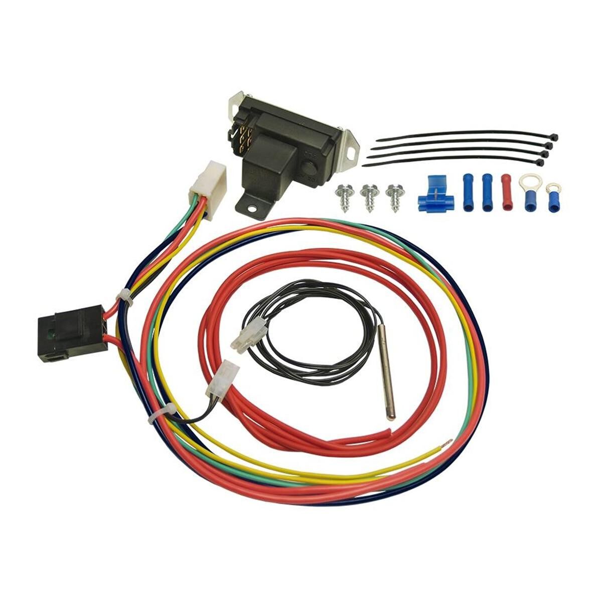 Adjustable Fan Control Thermostat Push In Probe, , scaau_hi-res