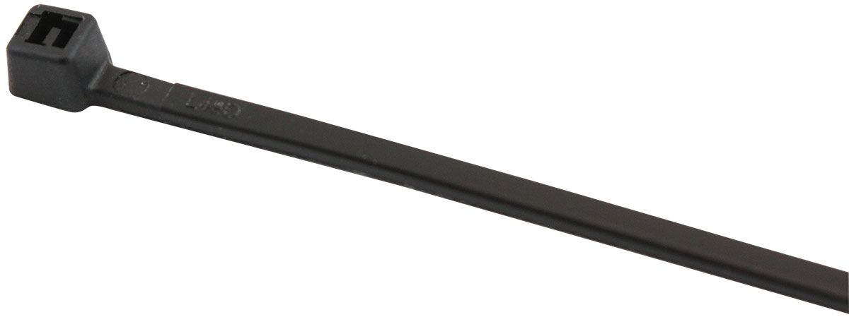 CABLE TIES 2.5MM X 150MM 25 PACK BLACK ZIP TIE PA66, , scaau_hi-res