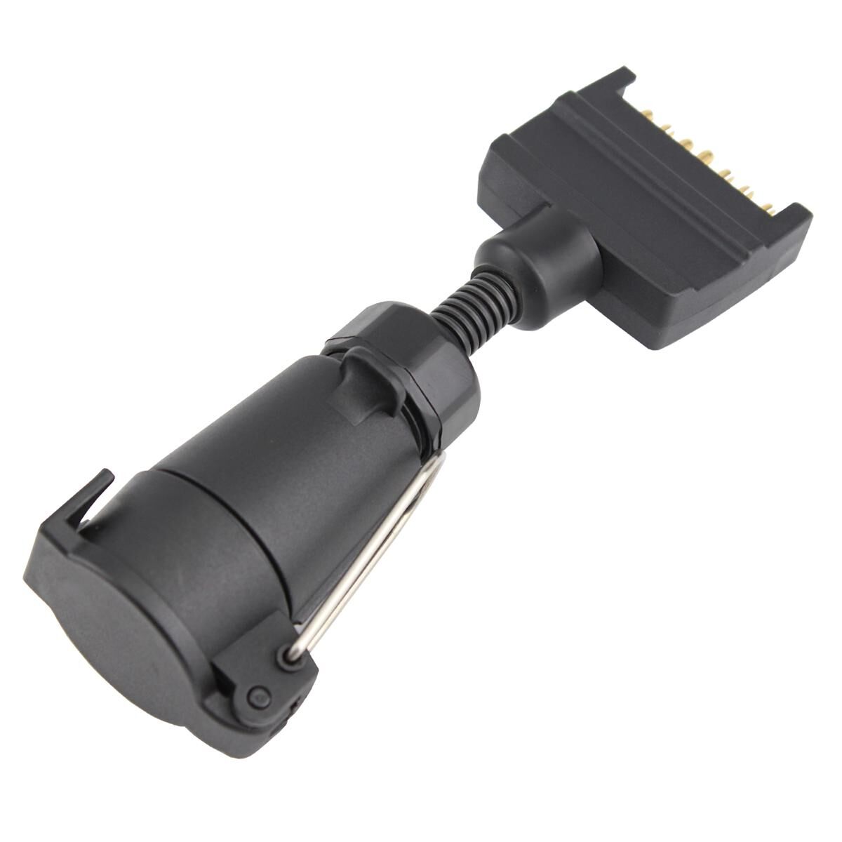 Sunrise Trailer Adaptor 7 Pin Flat Vehicle to Round Trailer, , scaau_hi-res