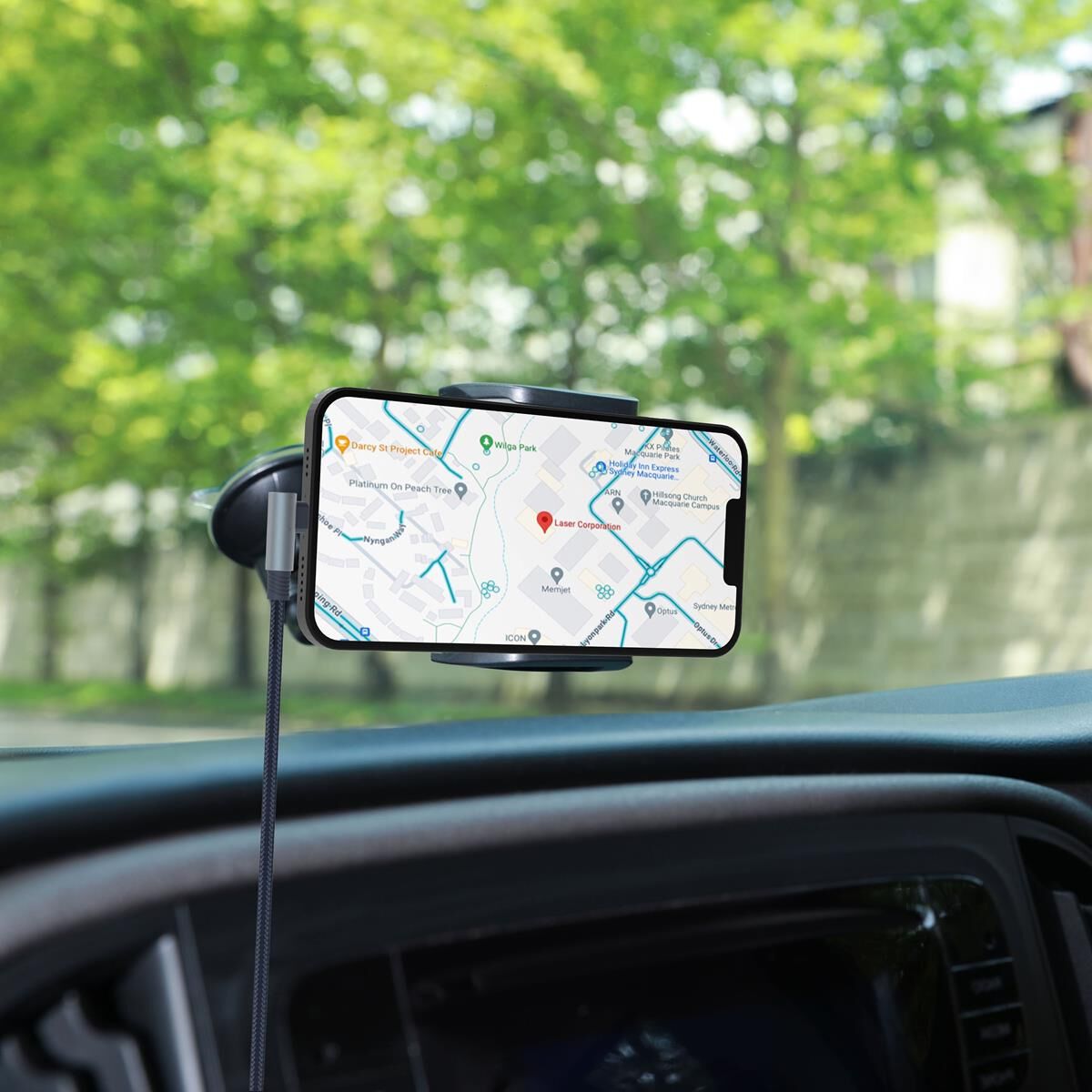 LASER 18W RIGHT ANGLE LIGHTNING TO USB-C BRAIDED CABLE &ndash; 1M, FAST CHARGE & DURABLE DESIGN, , scaau_hi-res