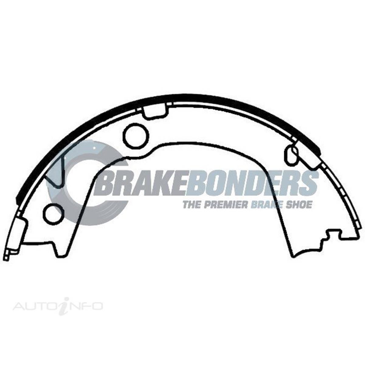 Brake Shoes - SsanYong Parking Brake 170mm, , scaau_hi-res