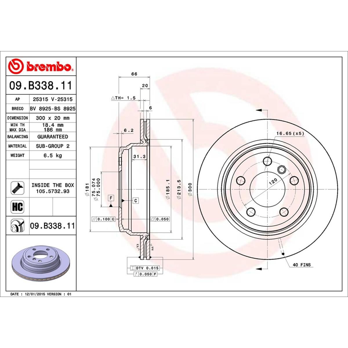 BREMBO DISC ROTOR, , scaau_hi-res
