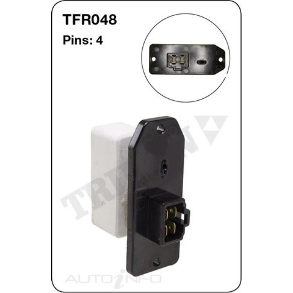 Tridon Heater Fan Resistor - TFR048 | Supercheap Auto