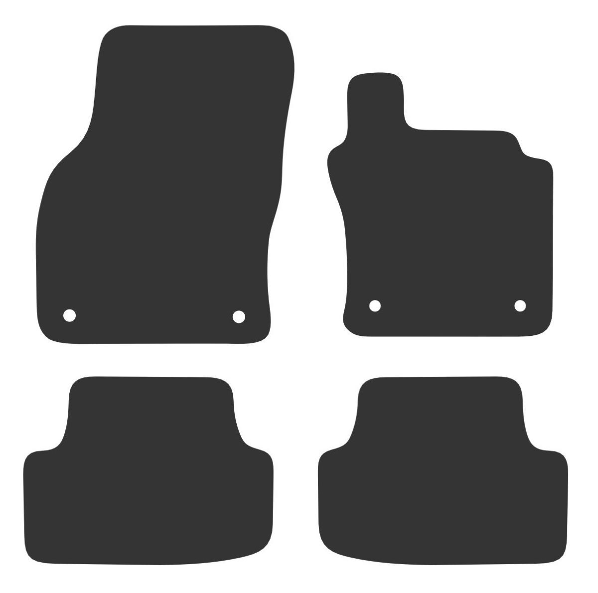 LUXURY CARPET CAR MATS FOR VOLKSWAGEN GOLF (MK7 WAGON) 2013-2020, , scaau_hi-res