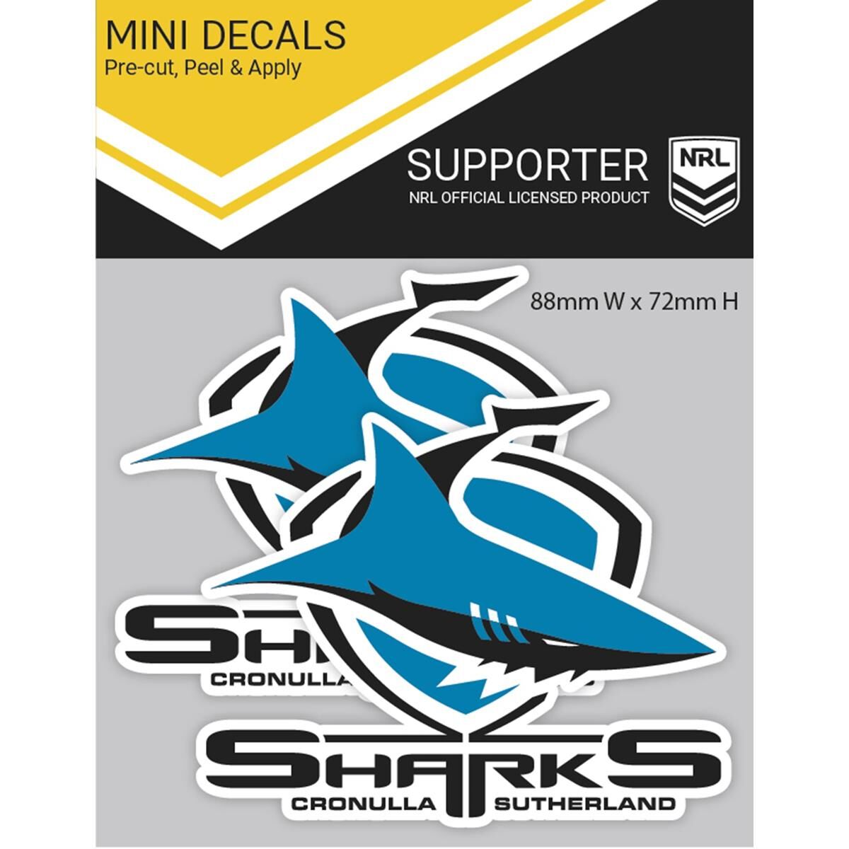 SHARKS ITAG MINI DECAL, , scaau_hi-res