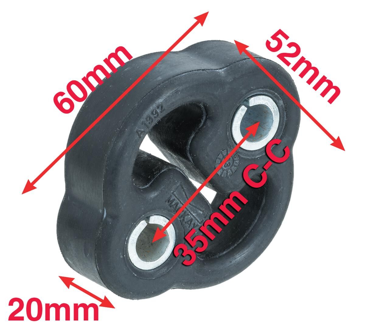 Exhaust Mount  - NISSAN PULSAR N12 - 1.5L I4  PETROL - Manual & Auto, , scaau_hi-res