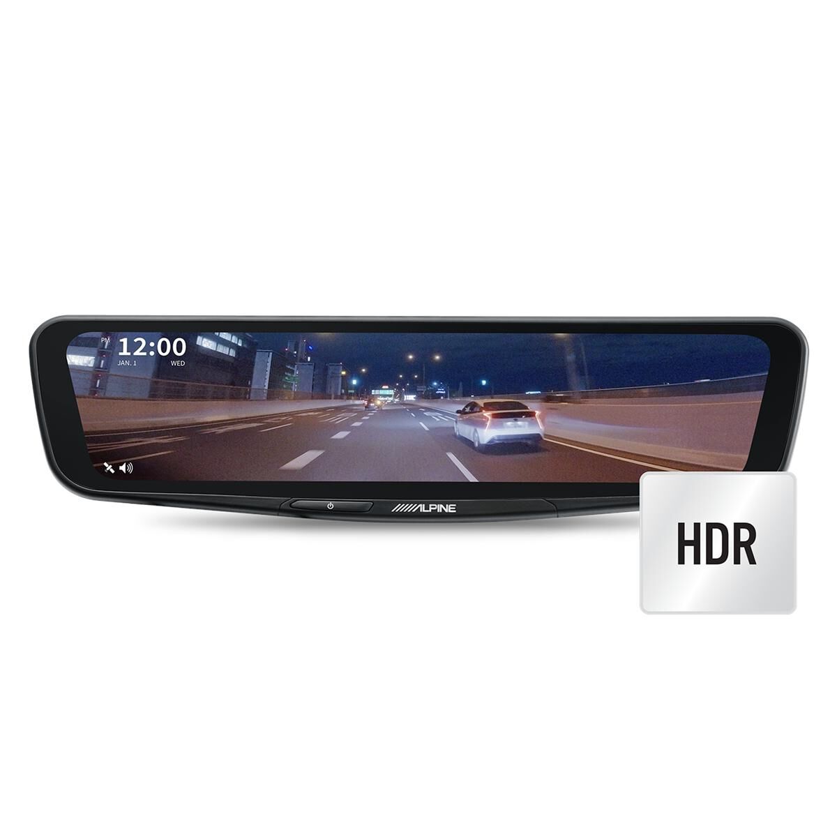12" DIGITAL E-MIRROR WITH REAR CAMERA, , scaau_hi-res