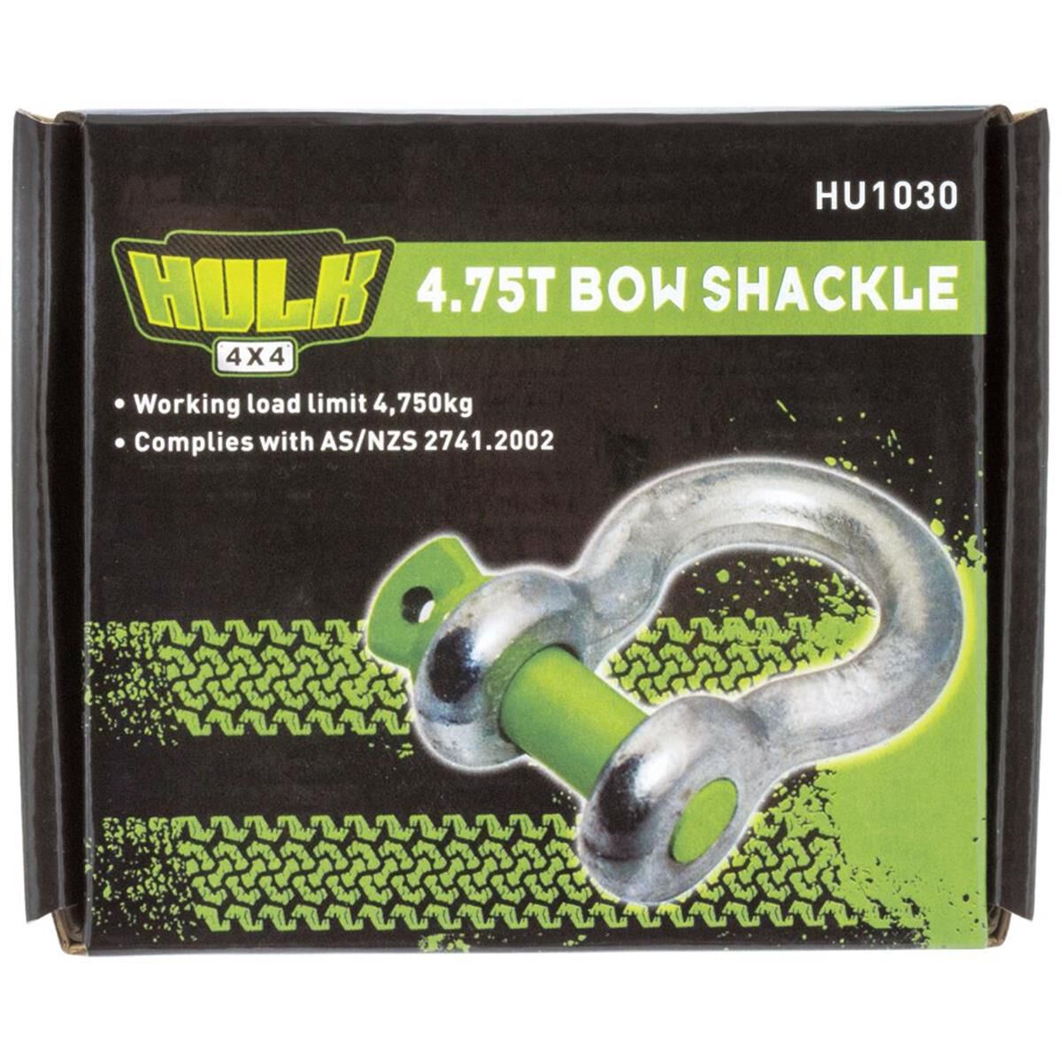 BOW SHACKLE 4750kg GALVINISED BODY DIA 19mm PIN DIA 22mm  AS/NZS2741.2002, , scaau_hi-res