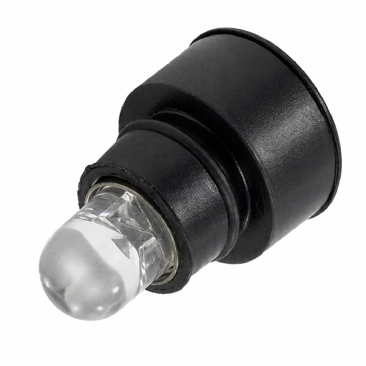 REPLACEMENT 12V 7MM RED LED GLOBE ASSEMBLY - 2&rdquo; ELECTRICAL GAUGES, , scaau_hi-res