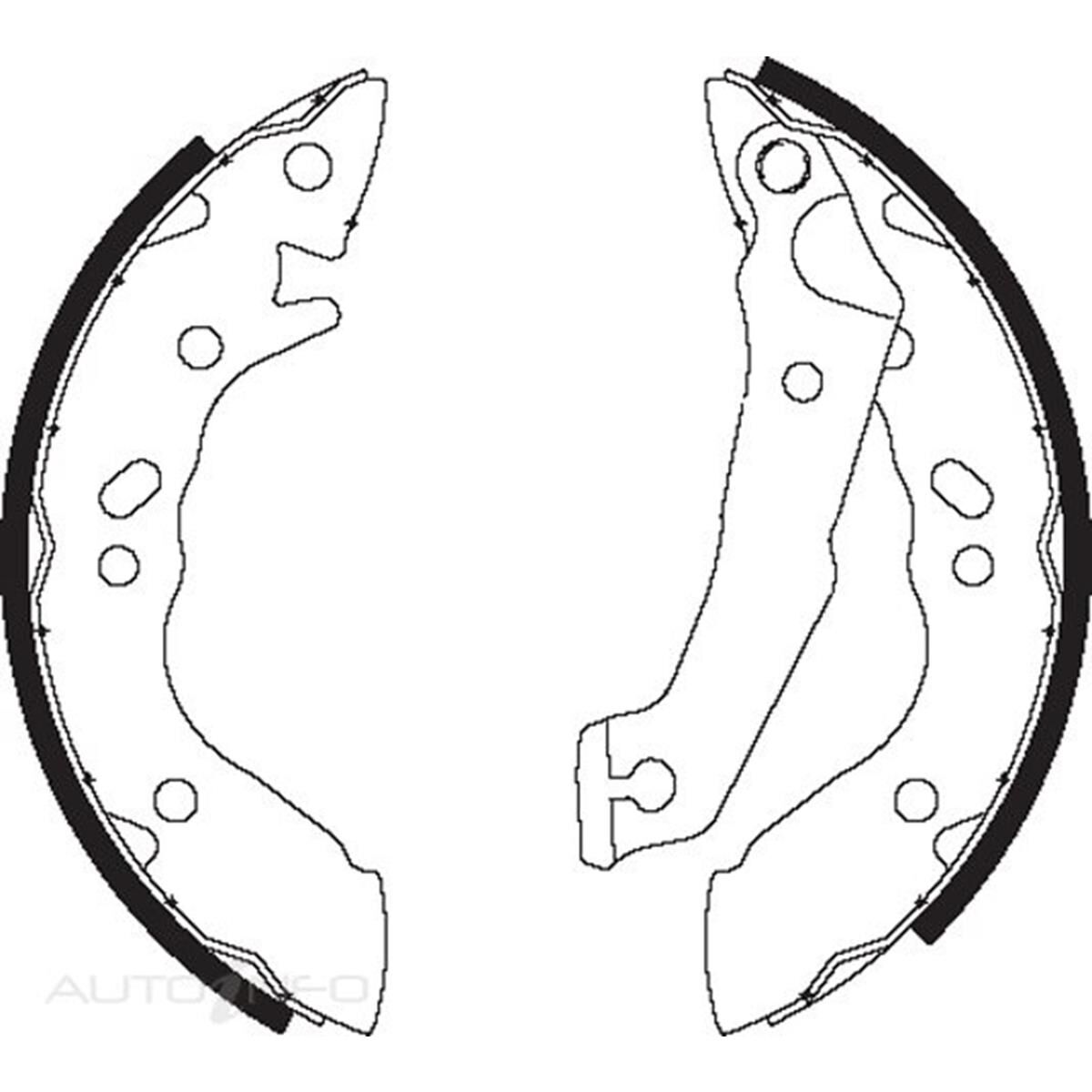 BENDIX BRAKE SHOES, , scaau_hi-res