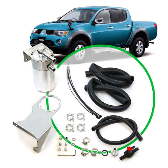OIL CATCHTANK FULL KIT SUIT MITSUBISHI TRITON ML/MN 2.5L 06-, , scaau_hi-res