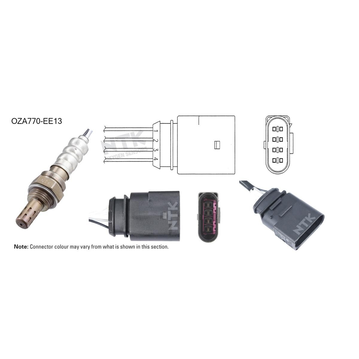 NTK OXYGEN SENSOR - OZA770-EE13, , scaau_hi-res