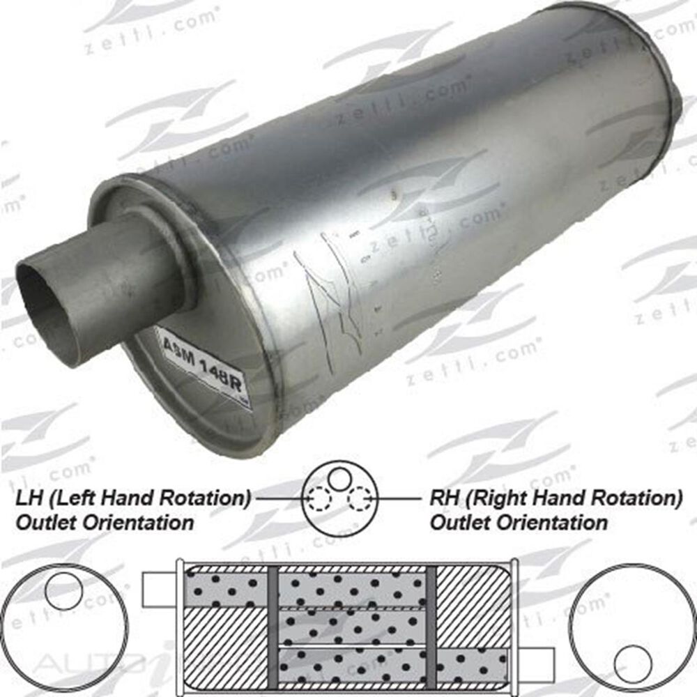 Redback Universal Muffler ASM105 Supercheap Auto