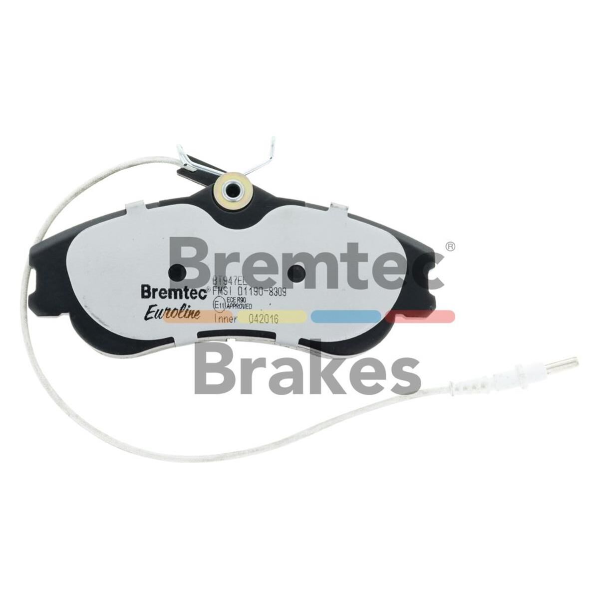 EURO-LINE BRAKE PADS SET PEUGEOT 206 (2A/C) 1.6 16V DB2015, , scaau_hi-res