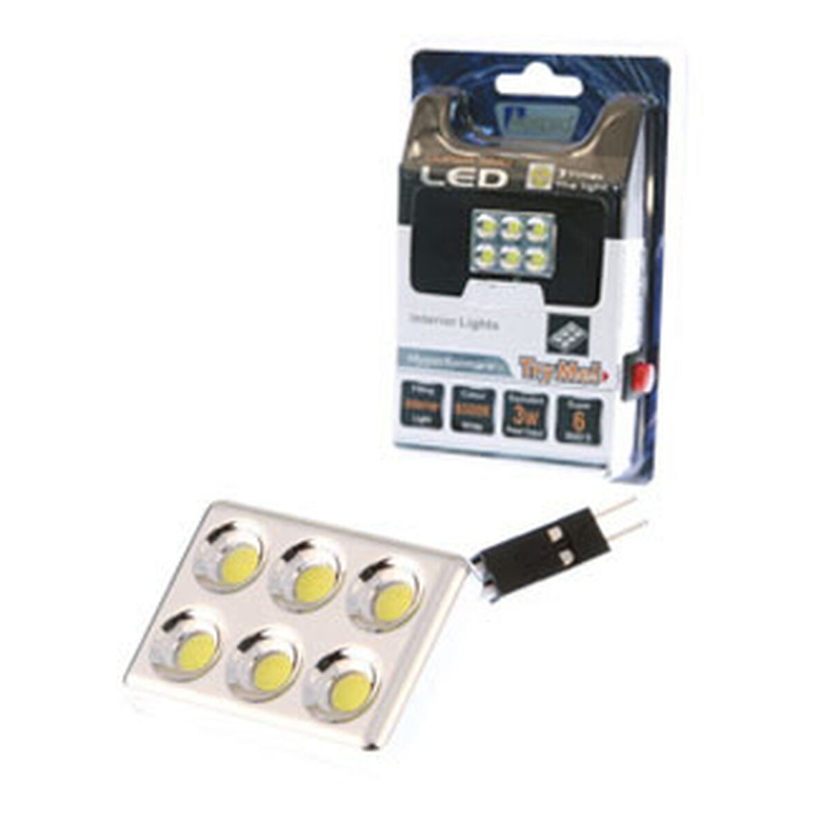 6X SMD LED INTERIOR LAMP RED, , scaau_hi-res