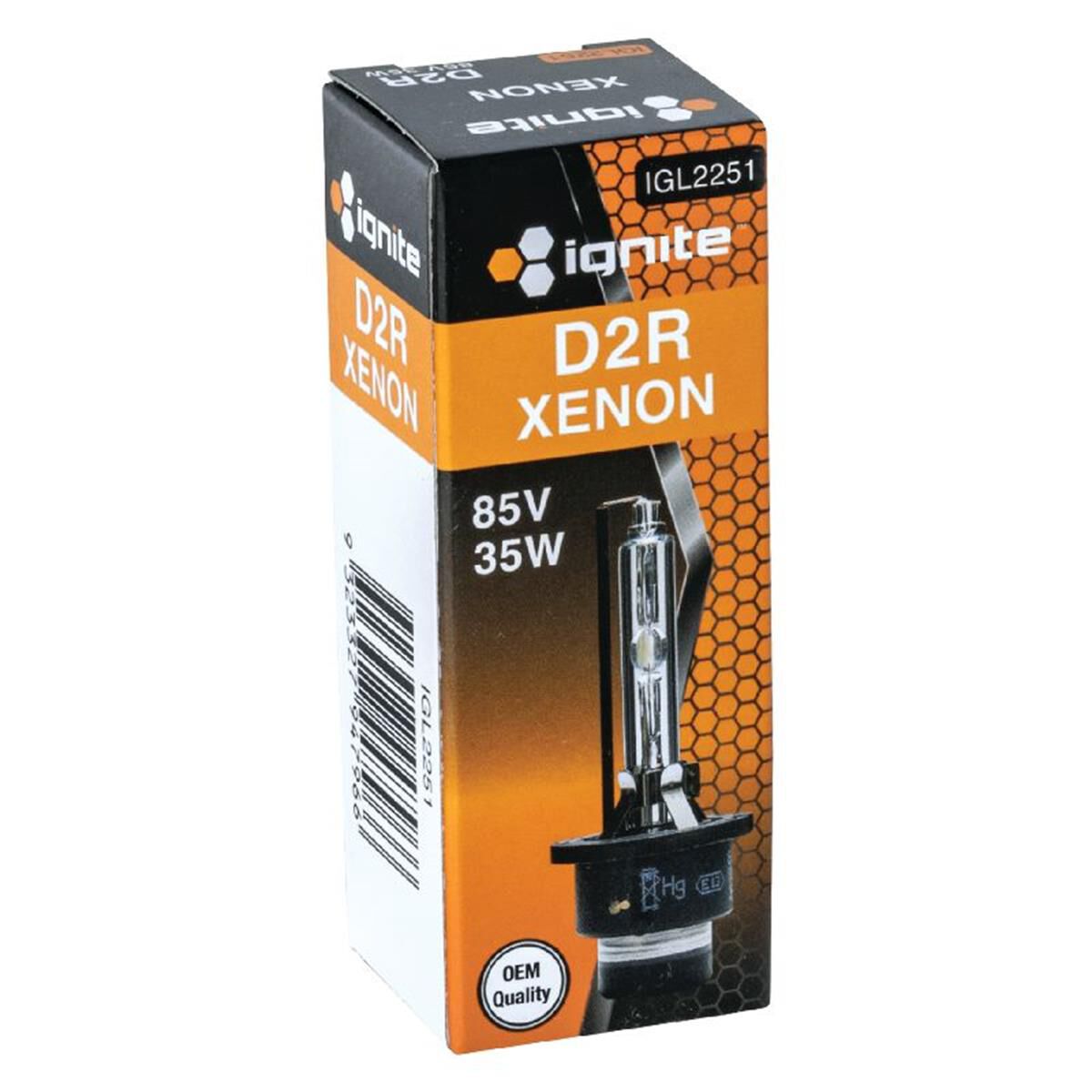 PKT1 D2R HID GLOBE 85V 35W4300K P32d-2 BASE BOX, , scaau_hi-res