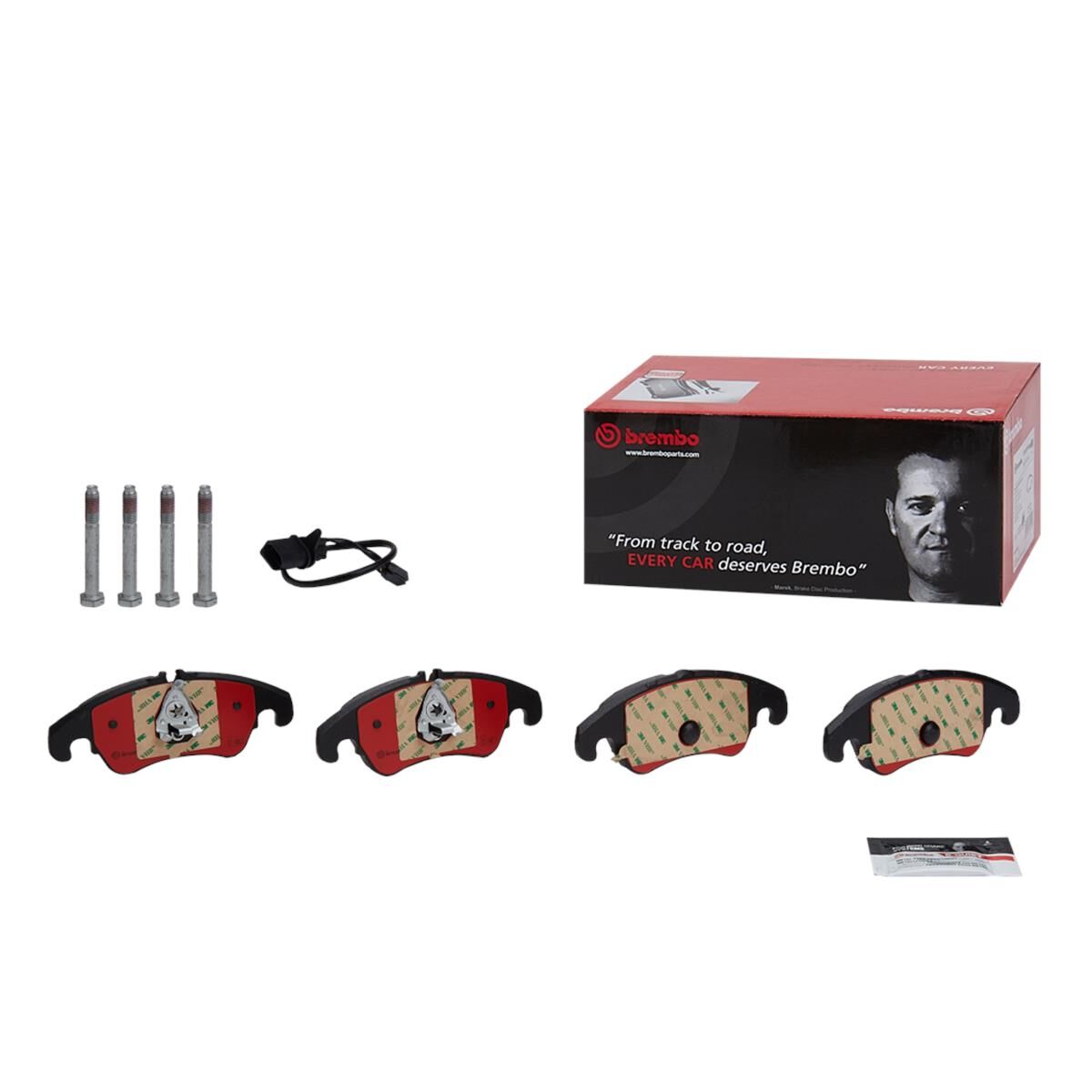 BREMBO DISC PAD SET NAO CERAMIC, , scaau_hi-res