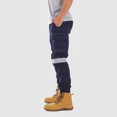 TRADIE SKINNY CUFF REFLECTIVE PANT NAVY 97, , scaau_hi-res