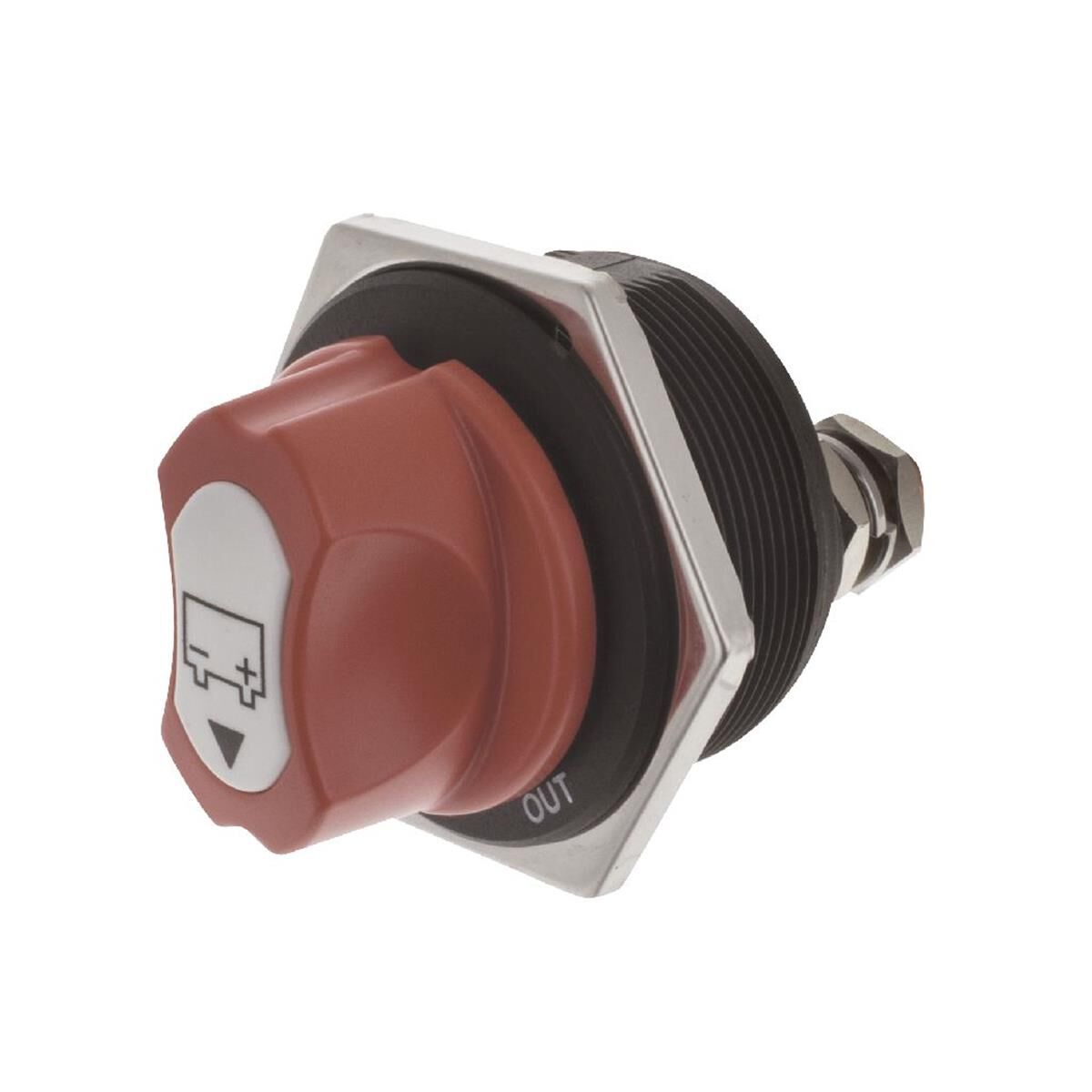 BATTERY MASTER SWITCH 300amp W/ REMOVEABLE RED PLASTIC KNOB - SWITCHES, , scaau_hi-res