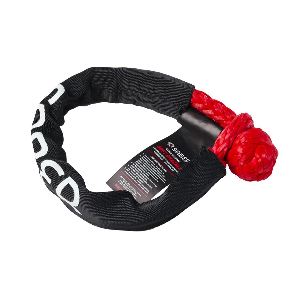 SABER SOFT SHACKLE WITH PROTECTIVE SHEATH - 15,000KG, , scaau_hi-res