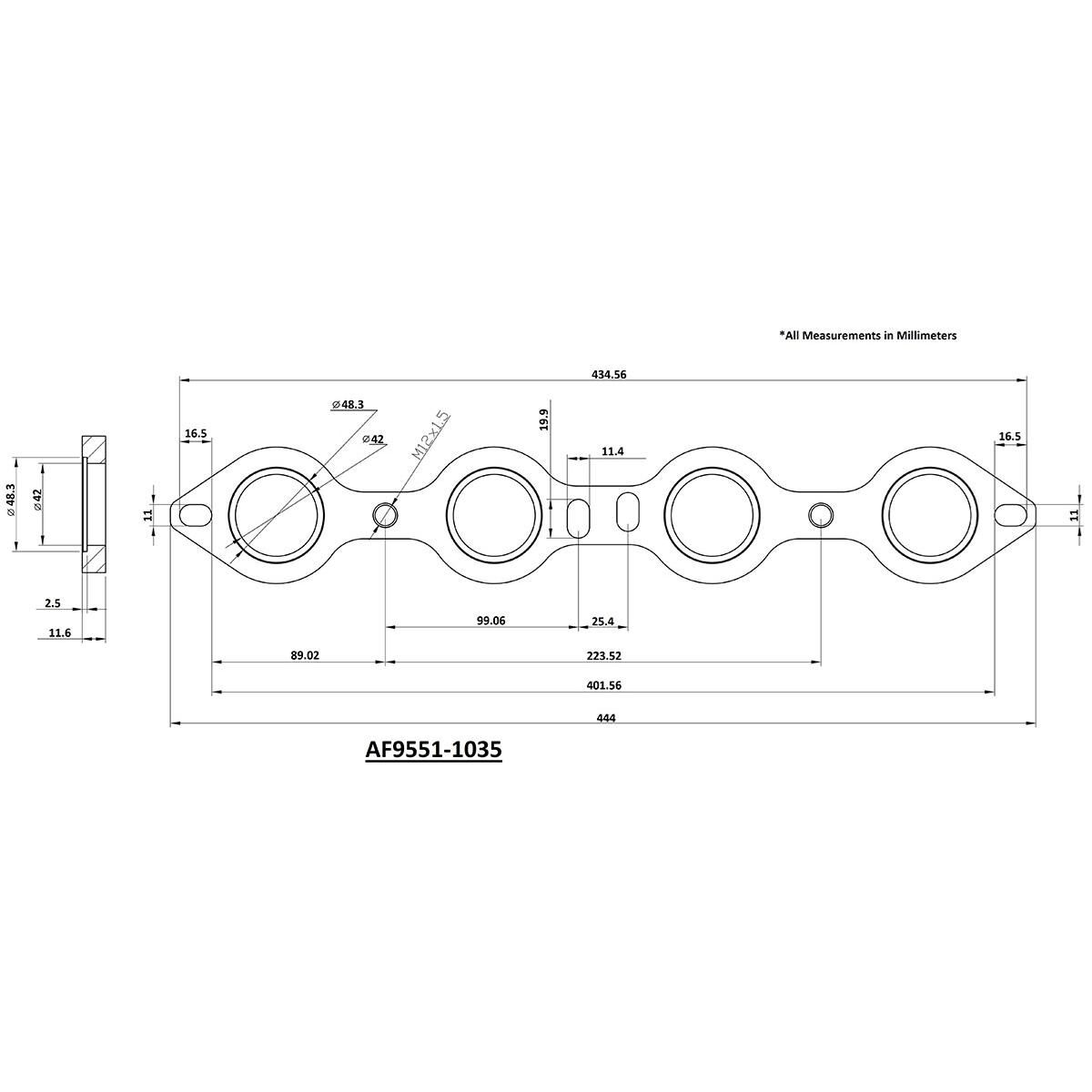 GM LS HEADER FLANGE SINGLE CNC MACHINED LS1 LS2 LS3, , scaau_hi-res
