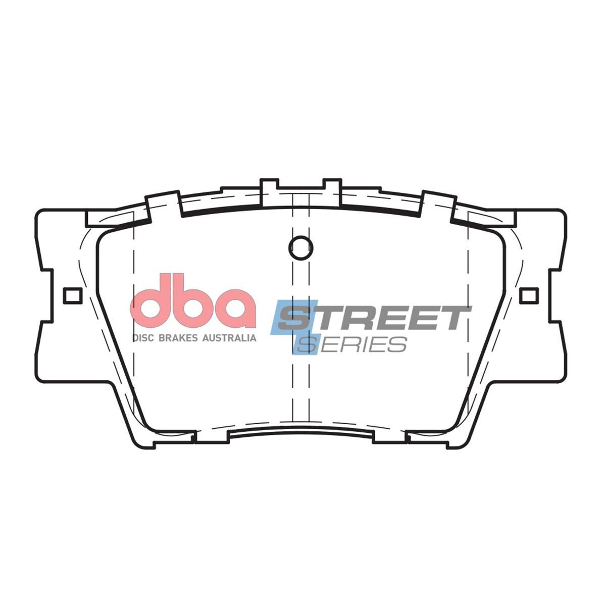 DBA SS STREET SERIES BRAKE PADS [ Toyota 2006-2014 R ], , scaau_hi-res