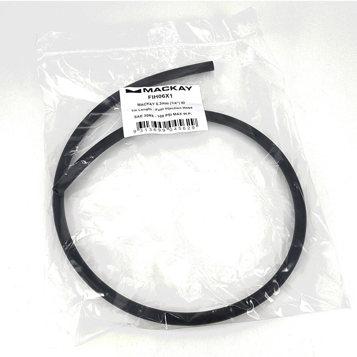 6.3MM (1/4") ID X 1M LENGTH - PACK - FUEL INJECTION HOSE - SAE J30R9 - 100 PSI MAXIMUM WORKING PRESSURE, , scaau_hi-res