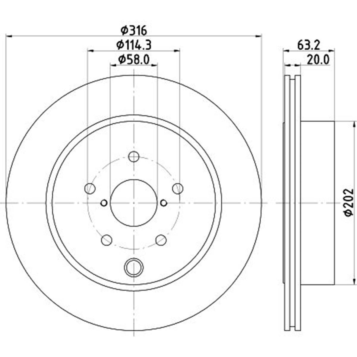 BREMTEC TRADE-LINE BRAKE ROTOR, , scaau_hi-res