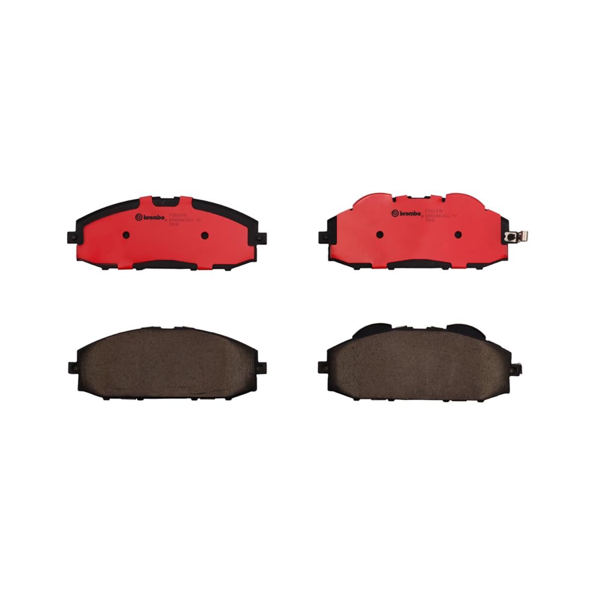 BREMBO DISC PAD SET NAO CERAMIC, , scaau_hi-res