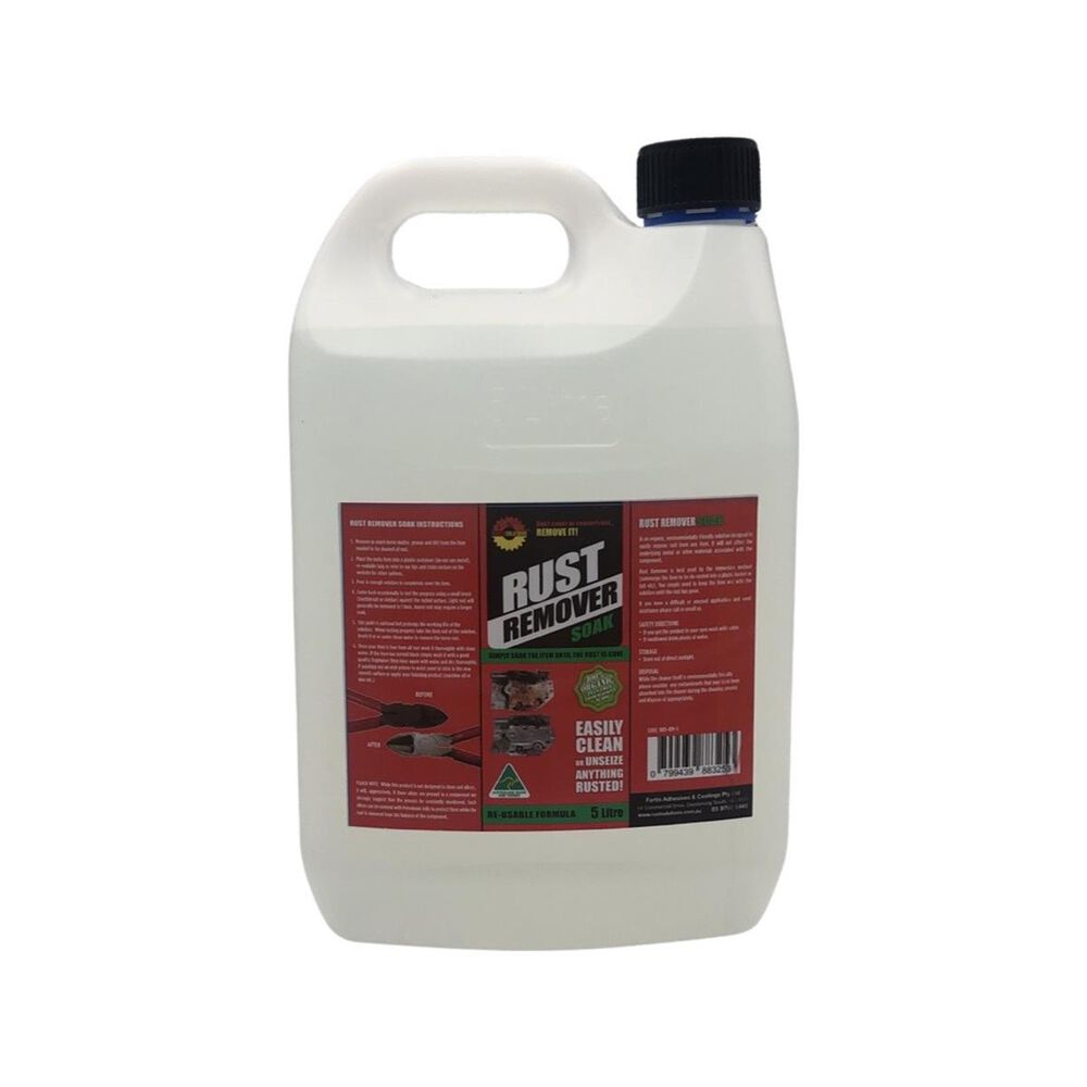 Rusted Solutions Rust Remover Soak Ready Mix 5L, RRSRM5
