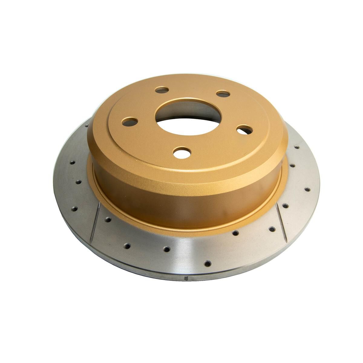 Street Gold Cross-drilled/slotted [ Jeep Wrangler JK 07-> R ], , scaau_hi-res