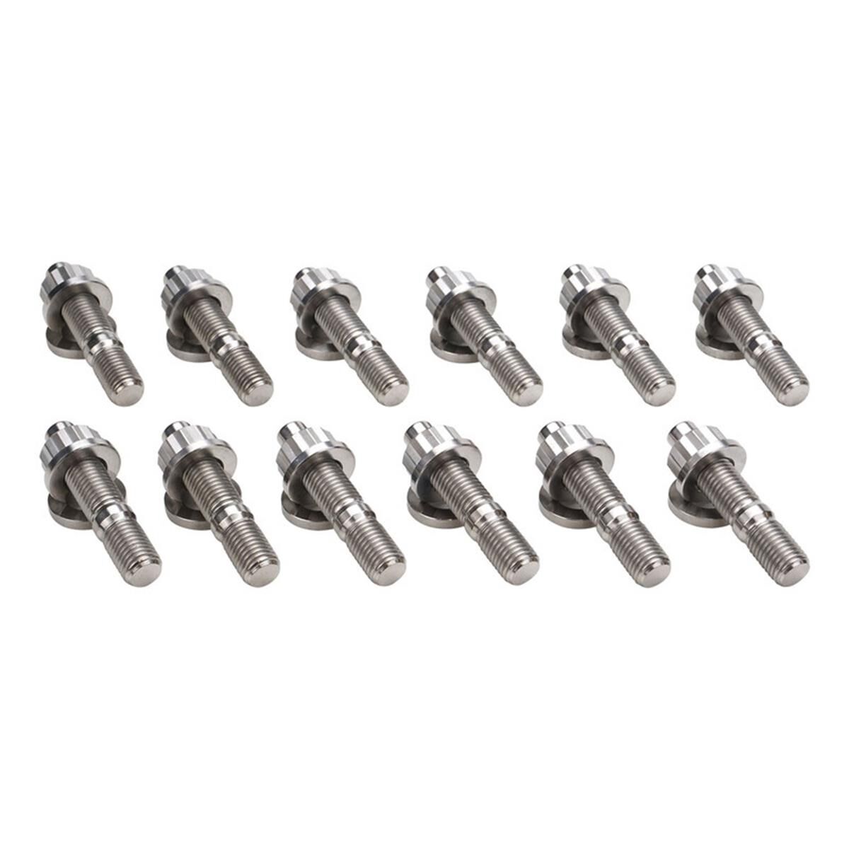 PROFLOW EXHAUST MANIFOLD STUD KIT, TITANIUM, FOR FORD FALCON BA-FG, BARRA 4.0L, XR6 TURBO, M10X1.50, , scaau_hi-res