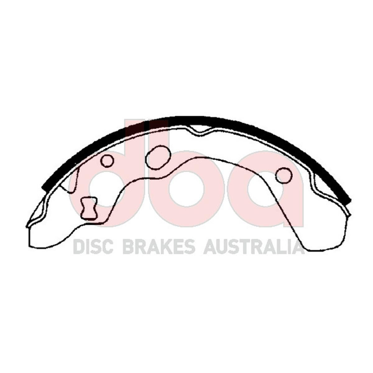 Street Series Brake Shoes [Ford Laser/ Mazda 323 1989-98 200mm], , scaau_hi-res