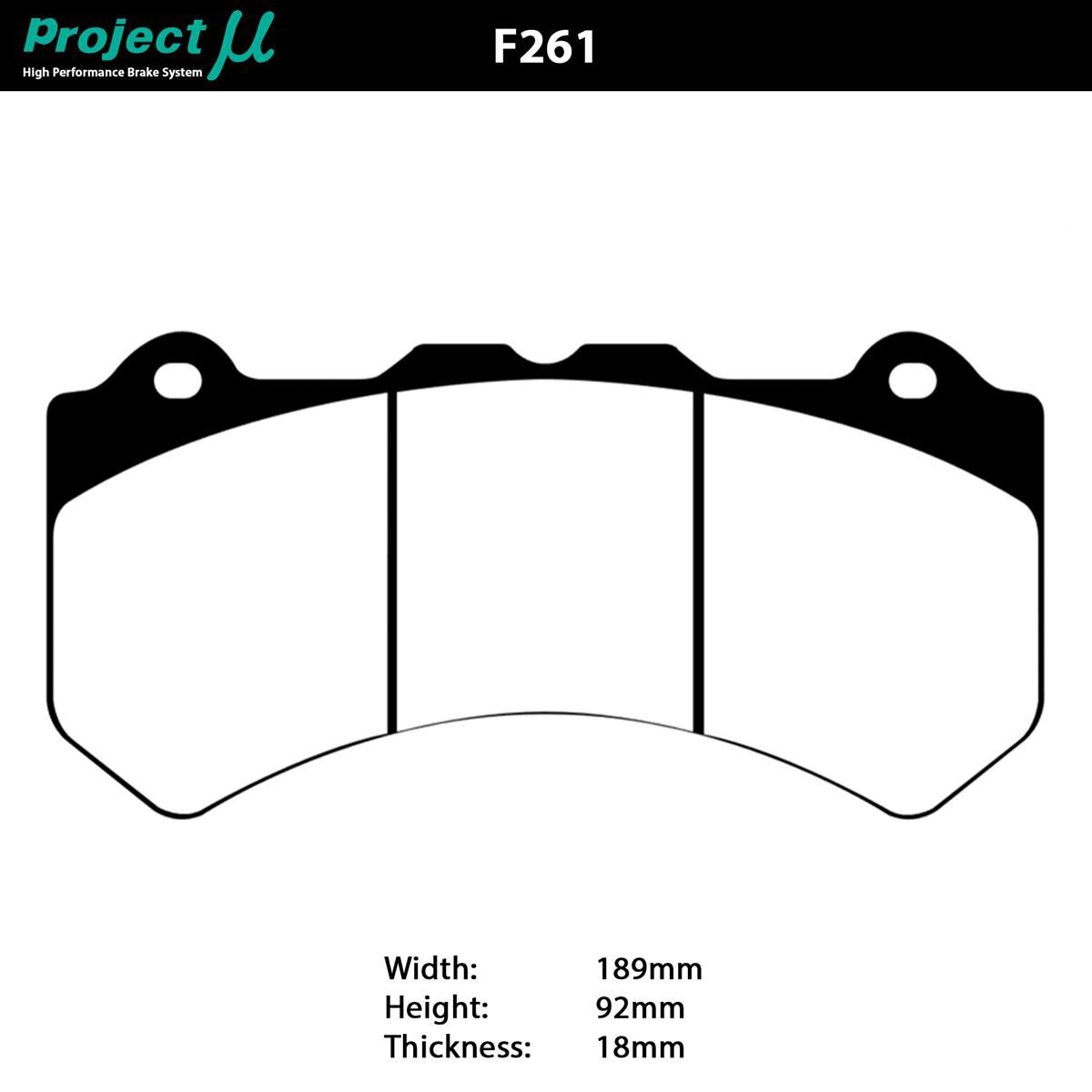Project Mu NS Brake Pads (Front) - Lexus GS300 93-05 / GS400 98-00 / GS430 01-05 main image 0